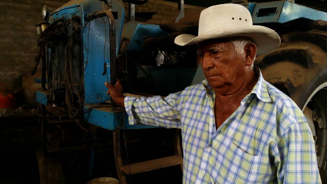 Farmer Juan Daniel Arzola has to feed his workers in Venezuela's Guárico region.