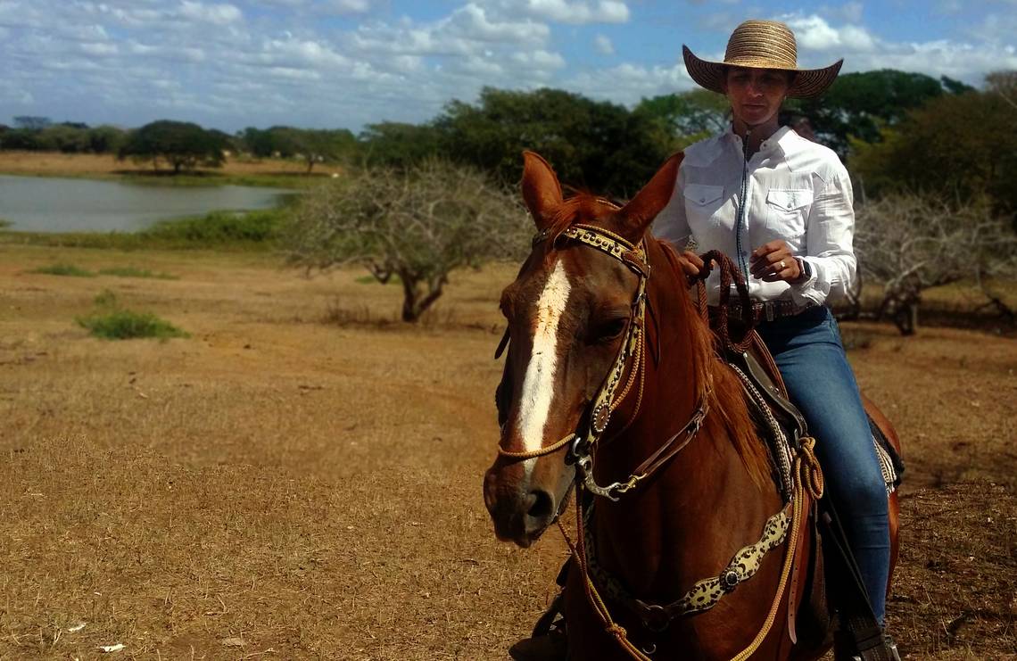 Venezuelan Leydi Dorante runs one of the few farms in the Guárico region that still sells produce to markets.